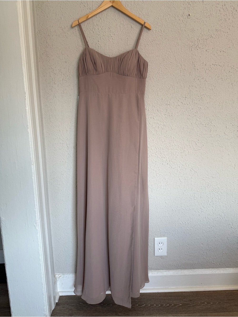 Spaghetti Strap Bridesmaid Dress
